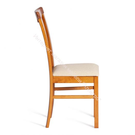 Стул - Гермес/ Hermes, Espresso, ткань бежевая (S178-4)