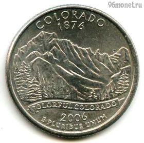 США 25 центов 2006 P Колорадо