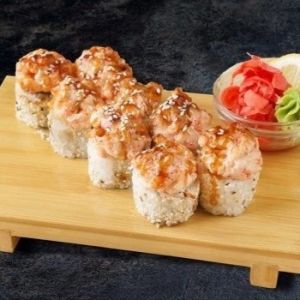 Ролл с креветкой и лососем 293г