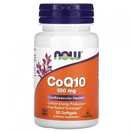 Коэнзим Co Q10 100mg 50 кап NOW