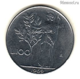 Италия 100 лир 1969
