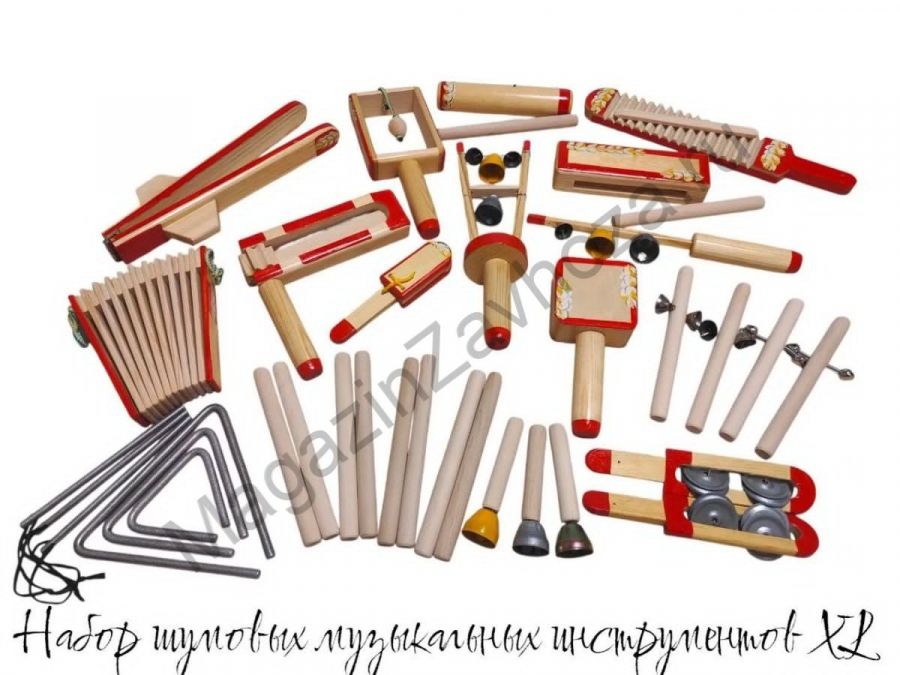 Набор шумовых музыкальных инструментов XL