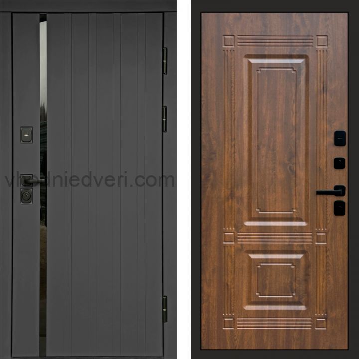 Входная дверь Termo-door Роял Графит - Мадрид Дуб