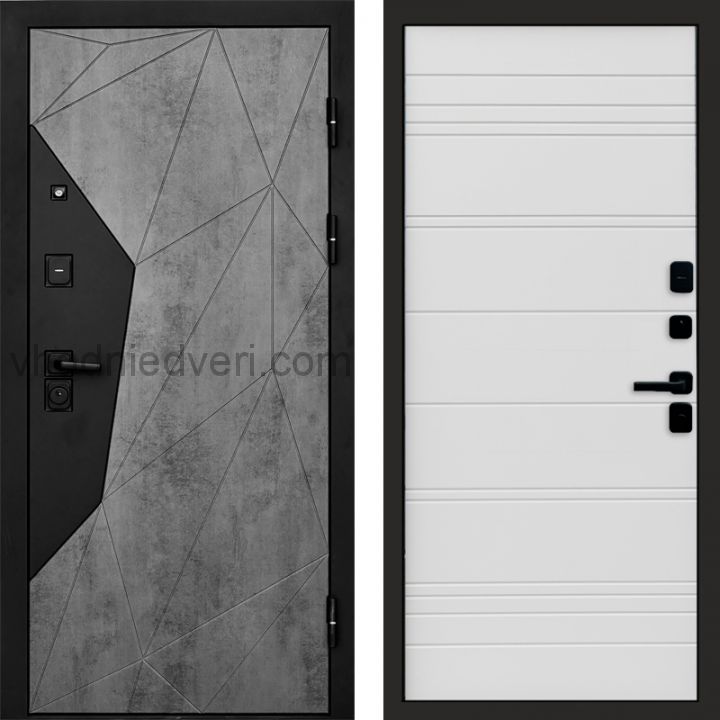 Входная дверь Termo-door Авангард Бетон - White Line