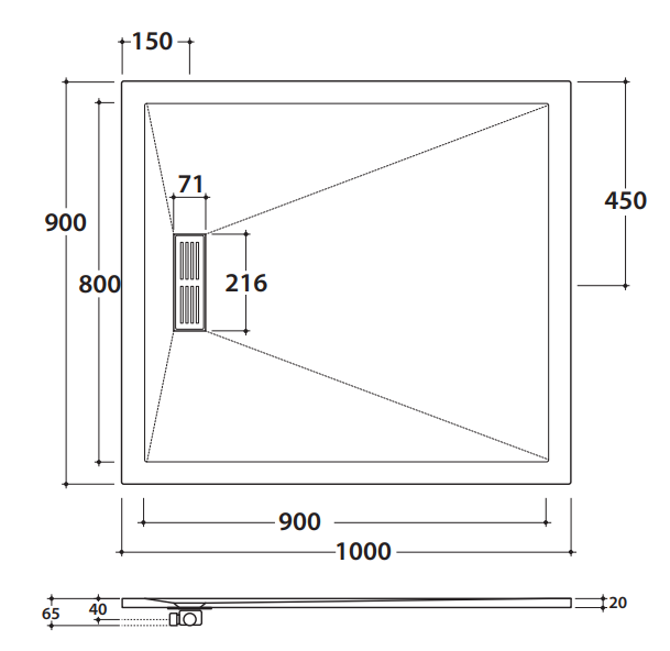 Globo душевой поддон DP210090 90х100 ФОТО