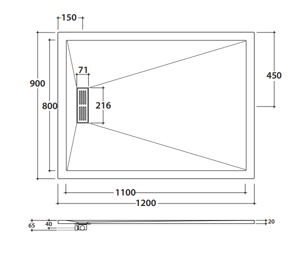 Globo душевой поддон DP212090 90х120 ФОТО