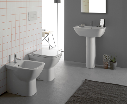 Унитаз напольный приставной Globo Daily DA002 схема 4