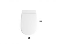 Унитаз Globo Daily DN001 без обoдка схема 3