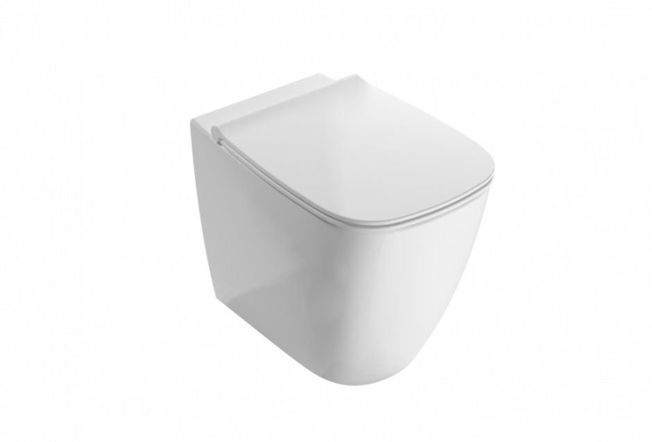 Изображение Приставной унитаз Globo Genesis GN001BI