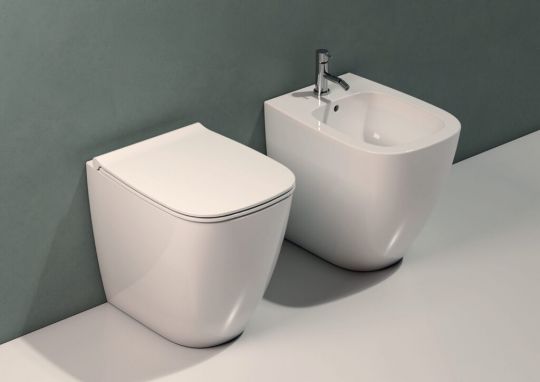 Приставной унитаз Globo Genesis GN002BI схема 4