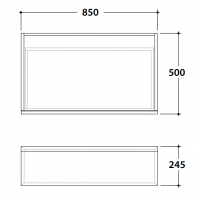 Ящик Globo Javier JA2485 85x50x24,5 схема 3 Ящик Globo Javier JA2485 85x50x24,5 схема 3