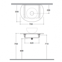 Коонсоль Globo Lalita LT037L схема 2
