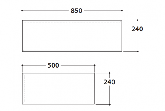 Консоль под раковину Globo Stripe+ OP033S схема 3