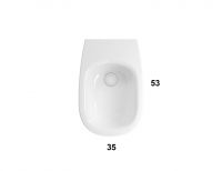 Подвесное биде Globo Daily DNS09 схема 3