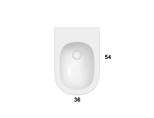 Напольное биде Globo Lalita LT009 схема 3 Напольное биде Globo Lalita LT009 схема 3