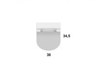 Подвесной писсуар Globo Forty3 FO032 схема 3