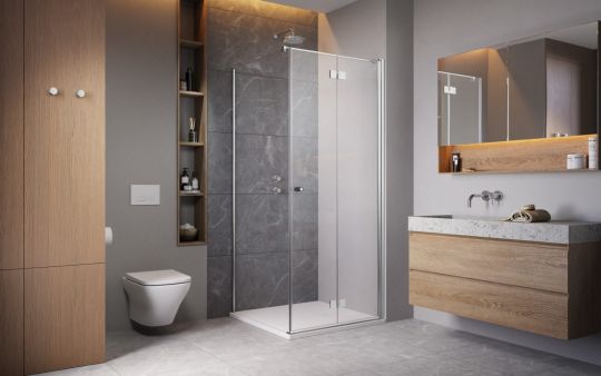 Душевой уголок со складной дверью Radaway Essenza KDJ B 100 х 90 см схема 2