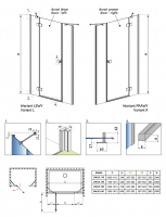Распашная дверь в нишу Essenza DWJS 140 см схема 5