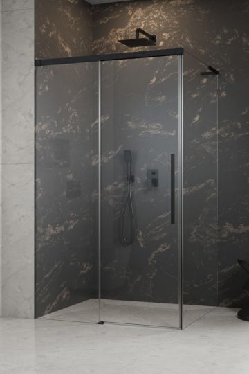 Душевой уголок с раздвижной дверью Radaway Idea 8 QL XL 110 (фронтальная часть) схема 5