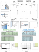 Душевой уголок с раздвижной дверью Radaway Idea 8 QL XL 100 (фронтальная часть) схема 6