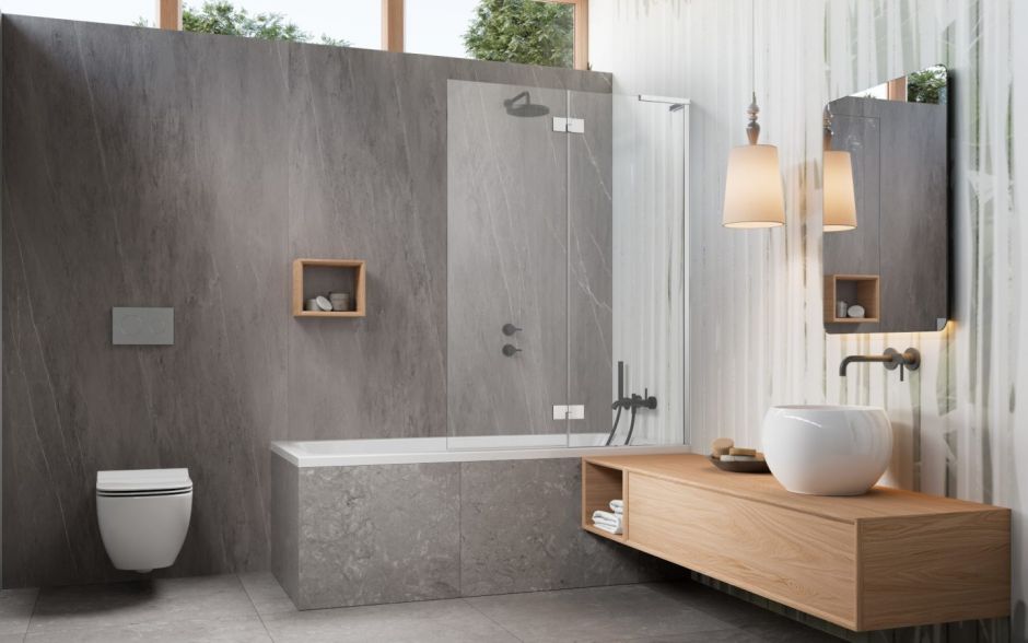 Шторка на ванну Radaway Essenza 8 SL PND II 140 ФОТО