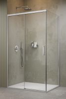 Раздвижная душевая дверь Radaway Idea 8 KDJ 100 (фронтальная часть) схема 1