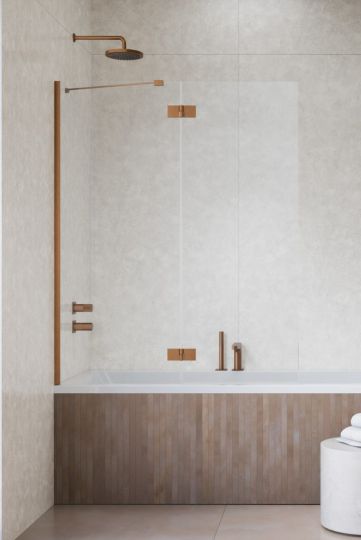 Шторка на ванну распашная Essenza PND II 110 см схема 4 Шторка на ванну распашная Essenza PND II 110 см схема 4