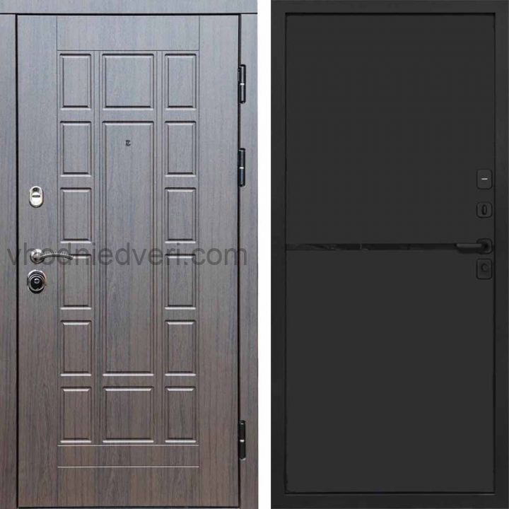 Входная дверь Termo-door Виргиния Венге - Нео Black