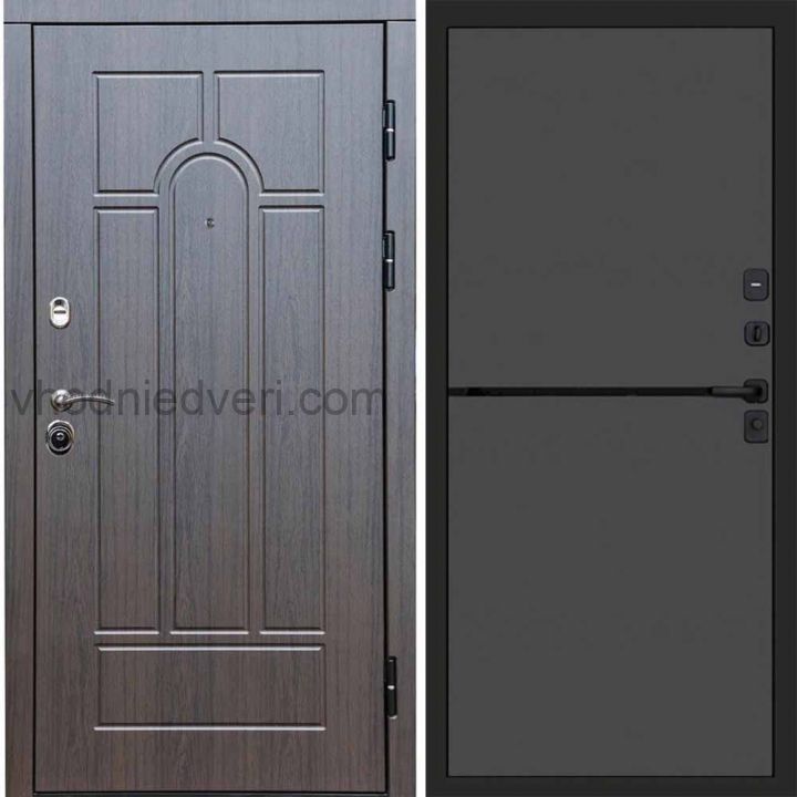 Входная дверь Termo-door Модена Венге - Нео Графит