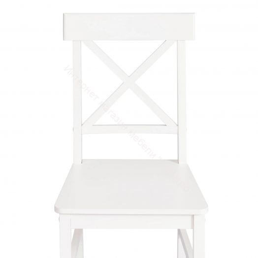 Обеденный комплект Хадсон (стол + 4 стула)/ Hudson Dining Set (mod.0102) МДФ/тополь/меламин, White (белый)