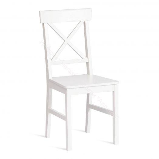 Обеденный комплект Хадсон (стол + 4 стула)/ Hudson Dining Set (mod.0102) МДФ/тополь/меламин, White (белый)