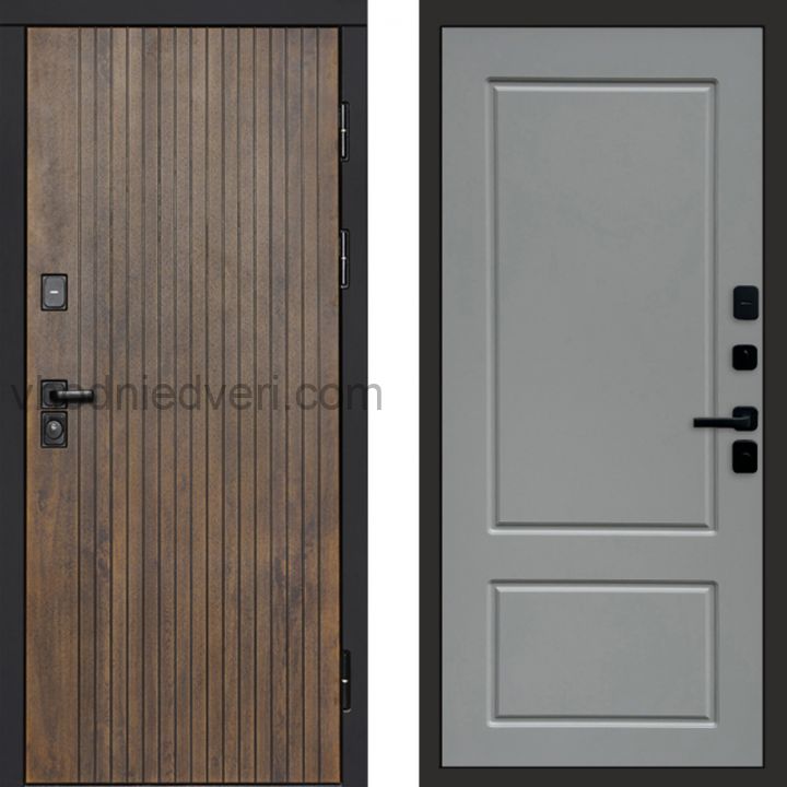 Входная дверь Termo-door Твист Ультра - Марсель Грей софт