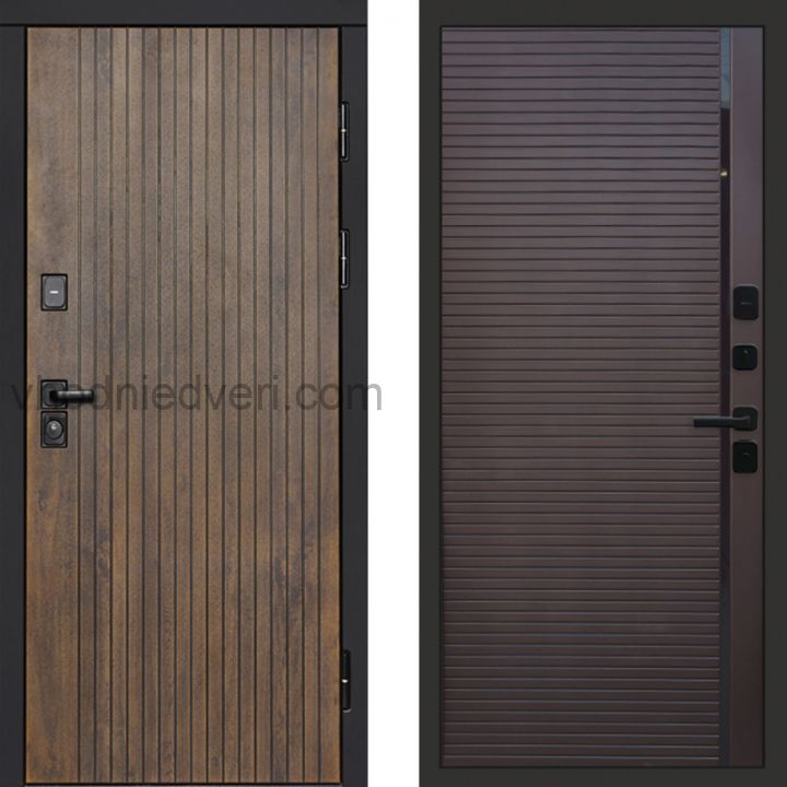 Входная дверь Termo-door Твист Ультра - Porte Шоколад