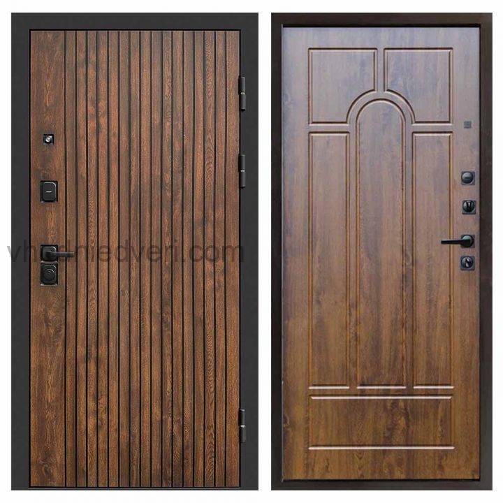 Входная дверь Termo-door Твист Дуб style - Арка Дуб