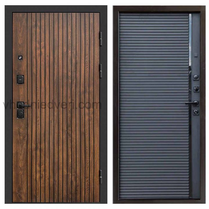 Входная дверь Termo-door Твист Дуб style - Porte black