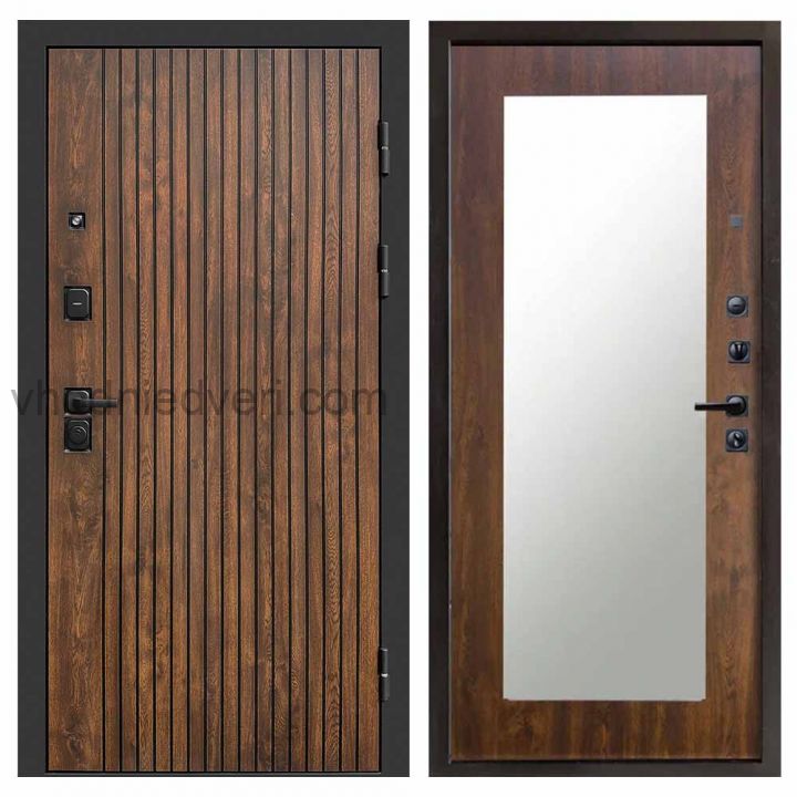 Входная дверь Termo-door Твист Дуб style - Зеркало триумф Дуб