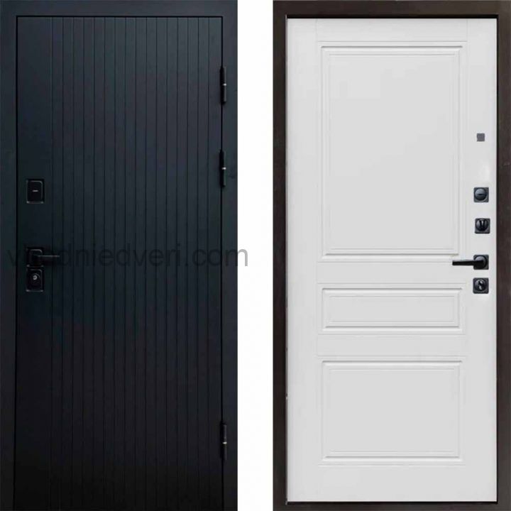 Входная дверь Termo-door Твист Black style - Классика Лиственница