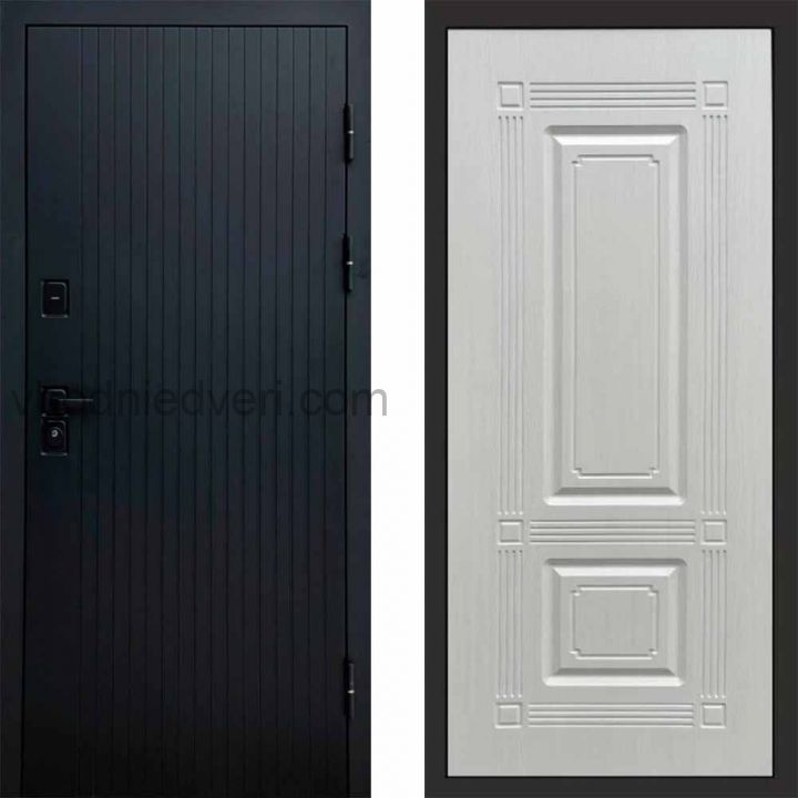 Входная дверь Termo-door Твист Black style - Мадрид Лиственница