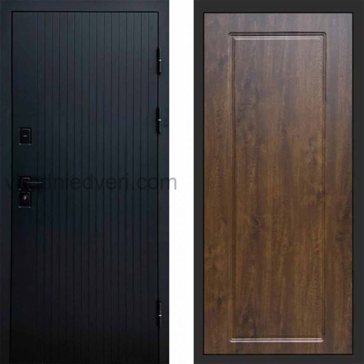 Входная дверь Termo-door Твист Black style - Гранд Дуб