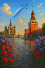 Фон стена "Pobeda №8"