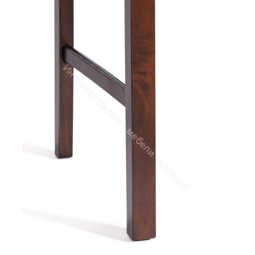 Обеденный комплект Хадсон (стол + 4 стула)/ Hudson Dining Set, дерево гевея/мдф, cappuccino/ткань корич.-золотой