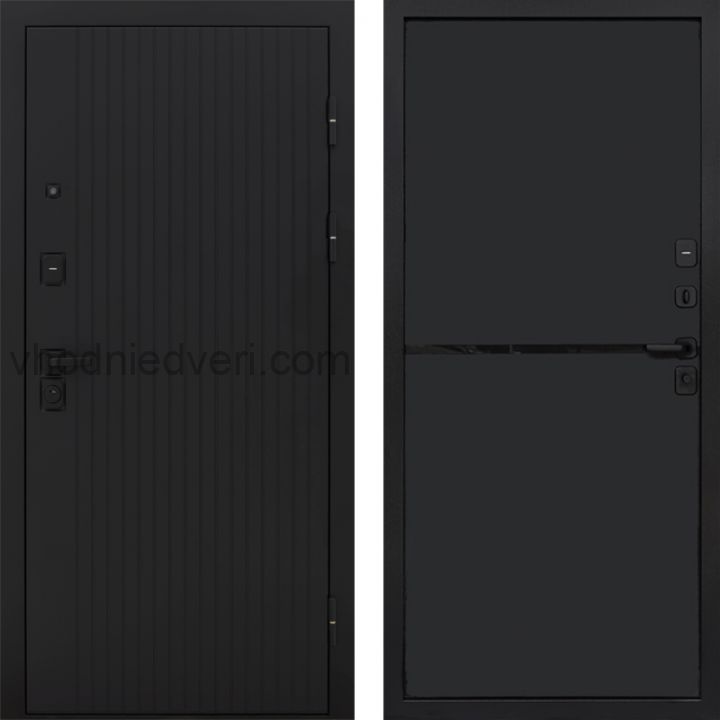 Входная дверь Termo-door Твист Black style - Нео Black