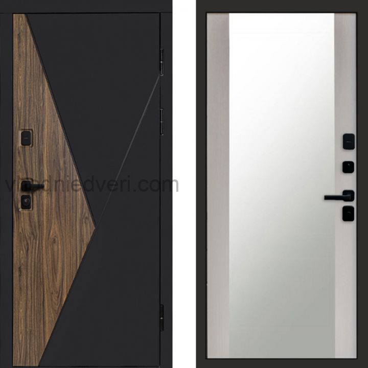 Входная дверь Termo-door Матрикс Дуб - Зеркало Лиственница