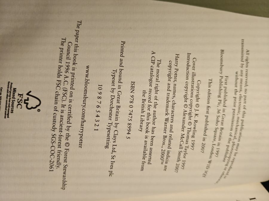 Harry Potter and the philosopher's stone с предисловием