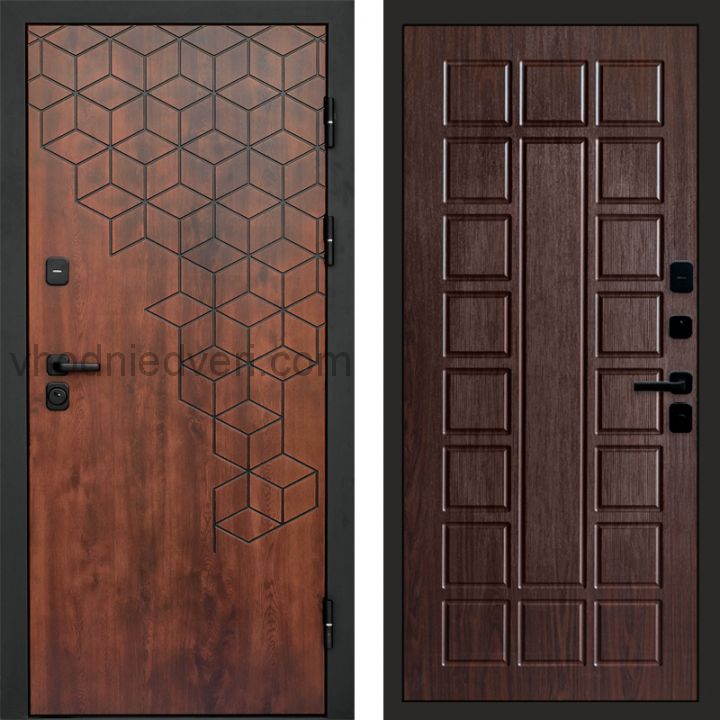 Входная дверь Termo-door Спейс Дуб патина - Престиж Венге