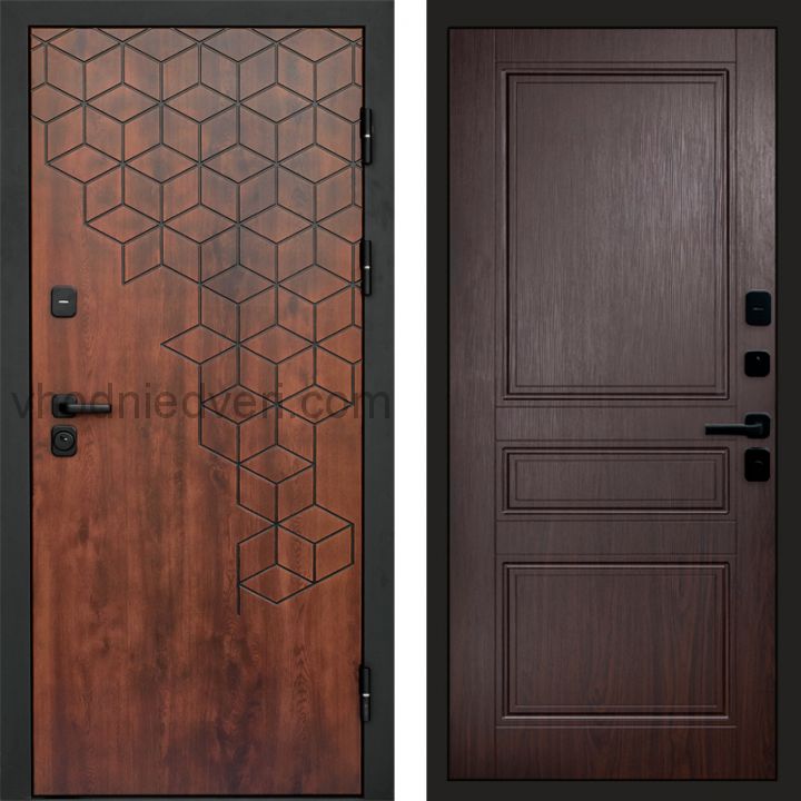 Входная дверь Termo-door Спейс Дуб патина - Класскика Венге