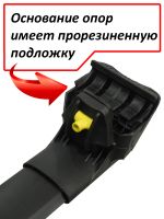 Багажник на крышу Kia Sportage 3, Turtle Air 2, аэродинамические дуги на интегрированные рейлинги (черный цвет)