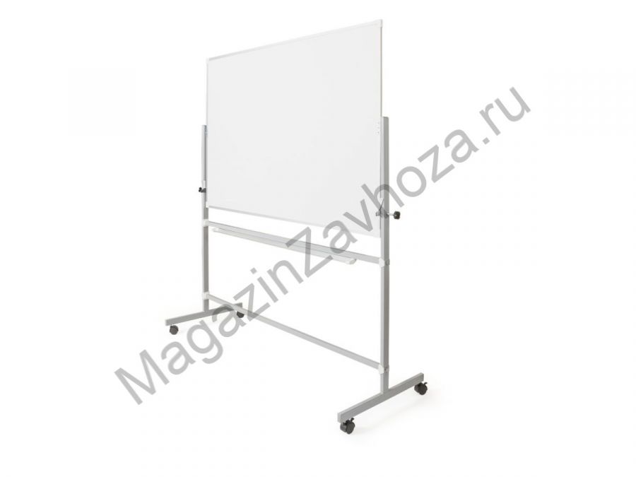 Поворотная магнитная полимерная школьная доска 1700х1000 (маркерная)