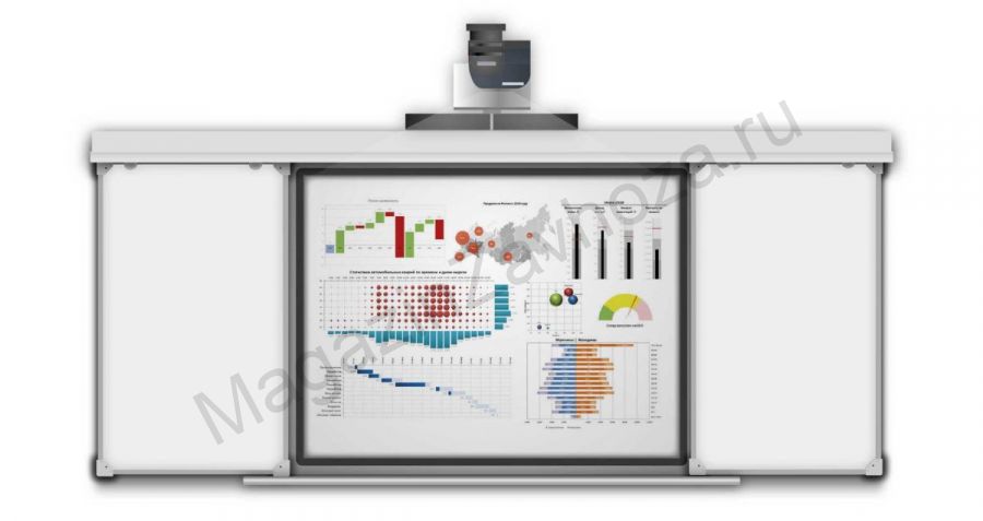 Рельсовая система 4000x1200(2000x1200) маркерная
