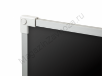 Одноэлементная магнитная полимерная школьная доска 1200x900 чёрная